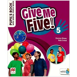 give me five! level 5 pupil's book pack with navio app