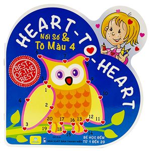 heart to heart - nối số và tô màu 4