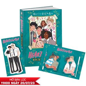 heartstopper yearbook - bản đặc biệt - tặng kèm bookmark + bookmark nam châm