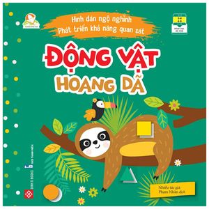 hình dán ngộ nghĩnh - phát triển khả năng quan sát - động vật hoang dã