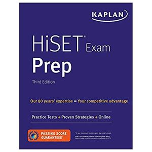 hiset exam prep: practice tests + proven strategies + online (kaplan test prep)