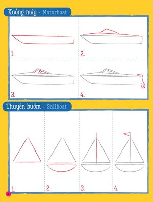 họa sĩ tí hon - learn to draw... things that go! - nào, ta cùng học vẽ… các loại phương tiện!