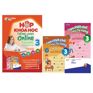 hộp khóa học tiếng anh online tiểu học - lớp 3