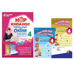 hộp khóa học tiếng anh online tiểu học - lớp 4