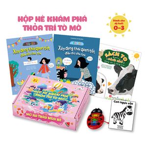 hộp quà 1/6 - độ tuổi 0-3: hộp hè khám phá - thỏa trí tò mò (2023)