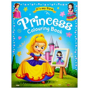 it’s my first princess colouring book