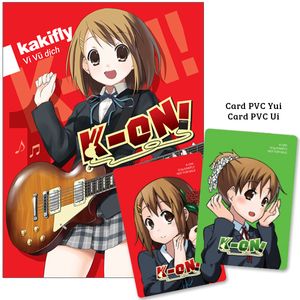 k-on - tập 1 - tặng kèm card pvc yui +card pvc ui