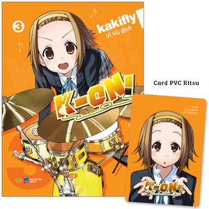 k-on - tập 3 - tặng kèm card pvc ritsu