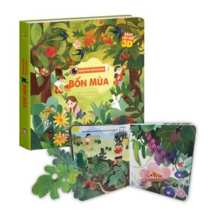 khám phá thế  giới nhỏ - bốn mùa (sách lật mở 3d)