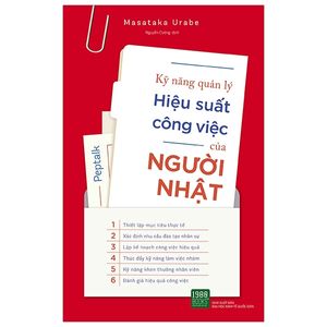 kỹ năng quản lý hiệu suất công việc của người nhật