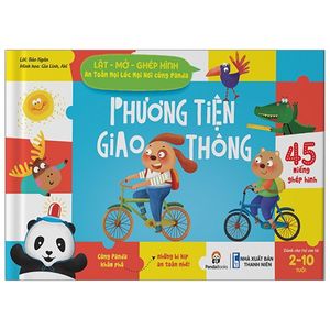 lật - mở - ghép hình - phương tiện giao thông - an toàn mọi lúc mọi nơi cùng panda