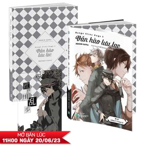 [light novel] văn hào lưu lạc - tập 3: bí sử công ty thám tử - bản đặc biệt - tặng kèm clear postcard