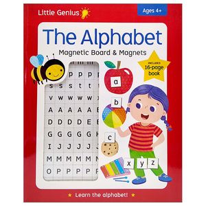 little genius: alphabet magnetic board & magnets