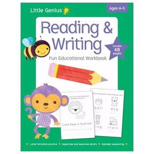 little genius: reading & writing fun educational workbook