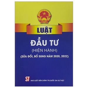 luật đầu tư (hiện hành) (sửa đổi, bổ sung năm 2020, 2022)