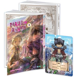 made in abyss - tập 2 - tặng kèm postcard nhân vật in metalize