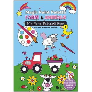 magic paint palette - farm & animals