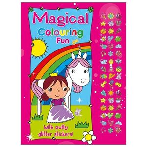 magical colouring fun with puffy stickers