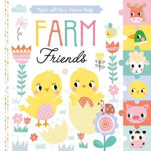 make and play jigsaw book: farm friends