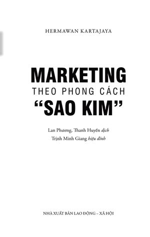 marketing theo phong cách sao kim (tái bản 2018)