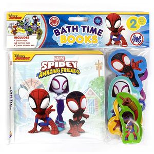 marvel spidey or spider-man bathtime book (eva)