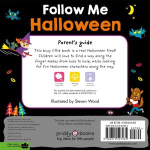 maze book: follow me halloween (finger mazes)