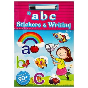 my abc stickers & writing book