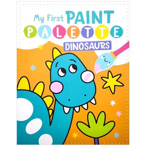 my first paint palette: dinosaurs