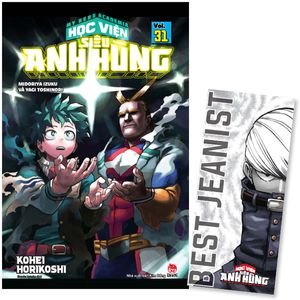 my hero academia - học viện siêu anh hùng - tập 31: midoriya izuku và yagi toshinori - tặng kèm bookmark nhân vật