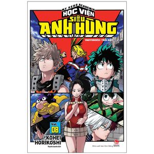 my hero academia - học viện siêu anh hùng - tập 8: yaoyorozu - trỗi dậy (tái bản 2022)