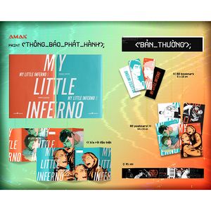 my little inferno (trọn bộ 2 tập) - tặng kèm 02 bìa sách đặc biệt + 02 bookmark + 02 postcard + đai sách