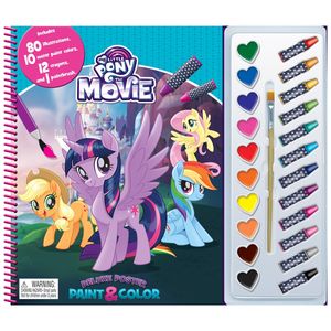 my little pony movie deluxe paint - crayon assort