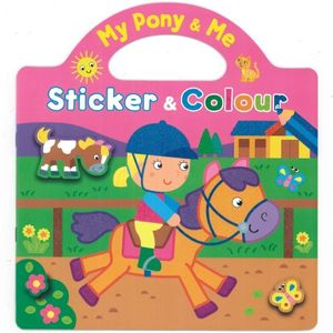 my pony & me sticker & colour 1