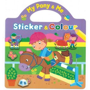 my pony & me sticker & colour 4