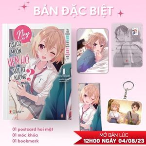 này cậu có muốn hẹn hò với tớ không? - tập 1 - bản đặc biệt - tặng kèm bookmark + postcard 2 mặt + móc khóa