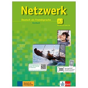 netzwerk a2: deutsch als fremdsprache. kursbuch mit 2 dvds und 2 audio-cds