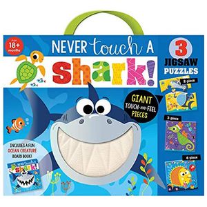 never touch a shark! 3 jigsaw puzzles