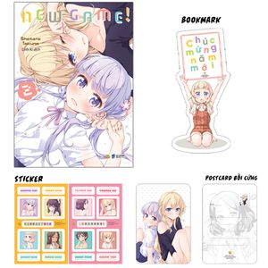 new game - tập 2 - bản đặc biệt - tặng kèm bookmark + postcard + 2 sticker