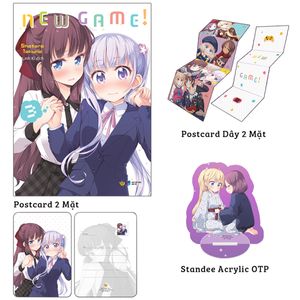 new game - tập 3 - bản đặc biệt - tặng kèm postcard + postcard dây + standee acrylic otp