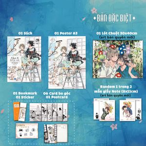 người lạ dưới gió xuân - tập 3 - bản đặc biệt - tặng kèm 1 bookmark + 1 postcard + bộ 6 card bo góc cán màng ánh trai + 1 sticker + 1 lót chuột + 1 giấy note (ngẫu nhiên 1 trong 2 mẫu) + 1 poster a3