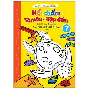 nối chấm - tô màu - tập đếm 07