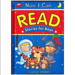 now i can read: stories for boys (padded)