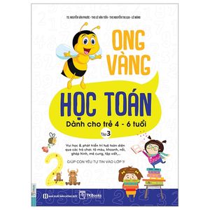 ong vàng học toán dành cho trẻ 4-6 tuổi - tập 3