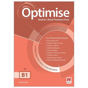 optimise b1 teacher's book premium pack