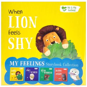 pack of 4 my feelings storybooks