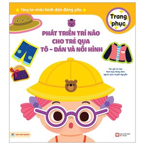 phát triển trí não cho trẻ qua tô-dán và nối hình - trang phục