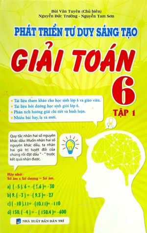 phát triển tư duy sáng tạo giải toán 6 - tập 1