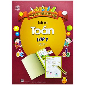 phiếu bài tập cuối tuần môn toán 1 (kết nối - 2022)