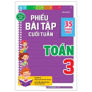 phiếu bài tập cuối tuần toán 3