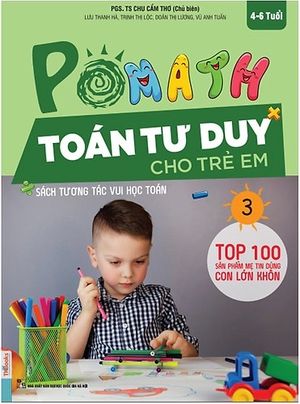 pomath - toán tư duy cho trẻ em 4-6 tuổi - tập 3